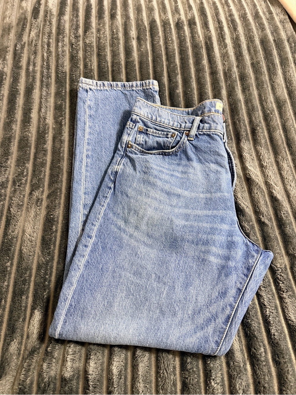 Lucky Brand Men's Light Blue Straight Jeans Size 33x32